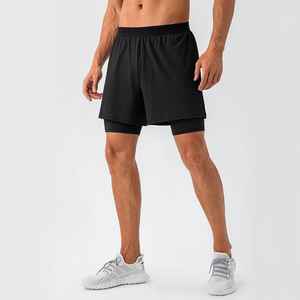 Short de plage en maille à séchage rapide pour hommes, 15 couleurs d'été, avec logo personnalisé, 100% nylon, taille moyenne, style fitness décontracté - Product Image 6