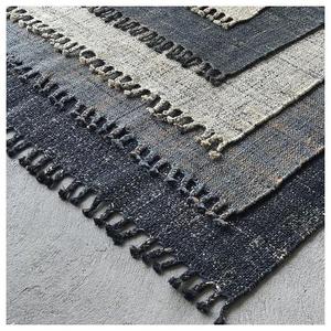 Tapis en jute et sisal naturel rustique, directement de l'usine, franges personnalisées, tissé à la main, fait à la main, tapis de sol, paillasson - Product Image 1