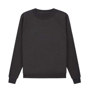 Casual Women Hoodie Sweatshirt Cotton Knitted Pullover Drop Shoulder Blank Long Sleeve Crew Neck Streetwear Eco Friendly - Product Image 2