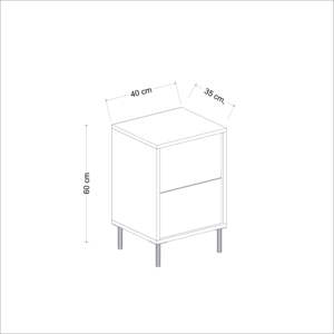 Nouveau produit IMAJ Commode Orma marbre-blanc or détail Style moderne Home Design armoire de luxe avec portes meubles de chambre à coucher - Product Image 6