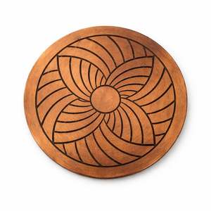 hot selling aluminium <b>place</b> <b>mats</b> Handcrafted Sunflower Copper Coasters Handcrafted Engraved Drink Coasters Unique Home Decor Set - Product Image 3