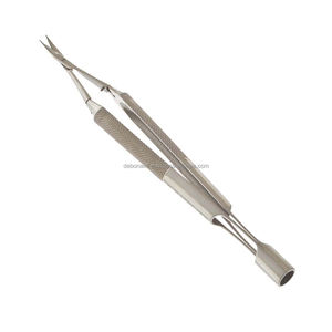 Ciseaux microchirurgicaux manuels Heifetz, lame droite, précision chirurgicale, acier inoxydable de haute qualité, instruments microchirurgicaux de classe II - Product Image 6