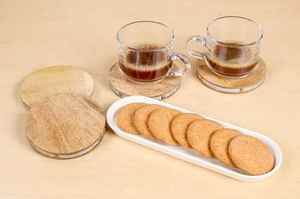 Posavasos Redondos de Madera de Moda, Hechos a Mano, Ecológicos, Reutilizables, Tapetes y Almohadillas para Mesa, Posavasos de Calidad de Exportación - Product Image 4