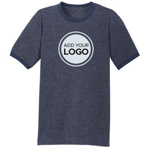 T-shirts Ringer Chemises personnalisées pour hommes, chemises personnalisées Ringer T-Shirt Small Business Work Ringer TEE Shirts - Product Image 2