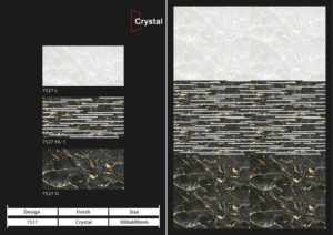 Carreaux muraux en céramique style urbain 300x600mm, pour salle de bain et cuisine, finition brillante ou mate, surface sculptée effet sucre, pour murs intérieurs. - Product Image 2