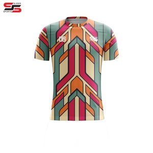 Prix de gros Maillot de football unisexe imprimé sur mesure vêtements de sport en polyester OEM maillots de football uniformes pour adultes - Product Image 5