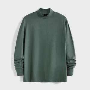เสื้อยืดคอกลมแขนยาวสำหรับผู้ชาย, เสื้อยืดแขนยาวผ้าฝ้าย100% แนวสตรีทสวมใส่สบายมาใหม่ฤดูหนาว