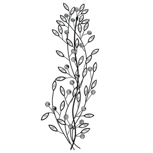 ของตกแต่งผนังโลหะรูปทรงดอกไม้,ของตกแต่งบ้านแบบแขวนโลหะขนาดใหญ่3d ดีไซน์ใหม่ใช้สำหรับตกแต่งบ้านโรงแรม - Product Image 3