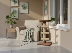 Torre rascadora Amistar Meow de alta calidad para gatos y gatitos de todas las razas y tamaños. - Product Image 3