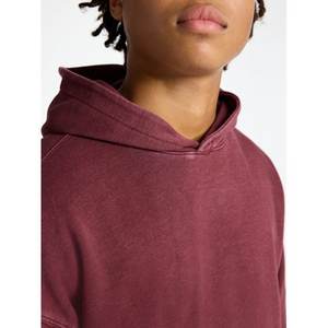 All Gender <b>Oversized</b> <b>Fleece</b> <b>Hoodie</b> Sweatshirt for Men <b>Fleece</b> with Pockets Fall Winter Casual Solid Color Pullover - Product Image 2