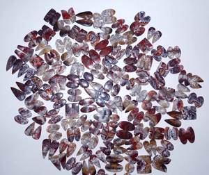 Par de piedras preciosas de ágata de encaje loco de alta calidad, precio al por mayor, ágata de encaje loco, piedras preciosas hechas a mano para joyería - Product Image 3