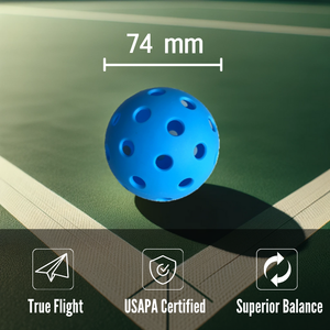 Bolas Pickleball con logotipo personalizable de 40 agujeros aprobadas por USAPA, pelotas deportivas de plástico para interiores y exteriores de alta calidad - Product Image 3