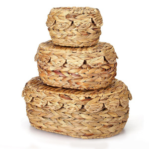 Ensemble de boîtes de rangement pour bonbons bacs naturels avec couvercles de l'usine vietnamienne - Product Image 1