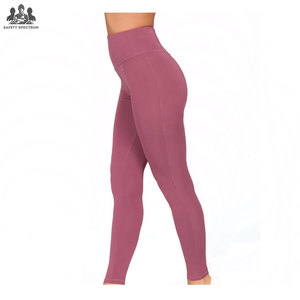 Leggings de Yoga de Cintura Alta Elástica, Secado Rápido, Sólidos, Transpirables, de Longitud Completa, con Efecto Push-Up - Product Image 2