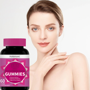 Gomitas de Suplementos Herbales con Vitamina C Orgánica Equilibrada para Mujeres, OEM ODM, 60 Gomitas, Salud Vaginal, Contrato - Product Image 1