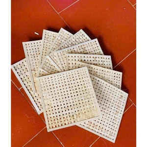 Décoration chaude bambou sangle grille tissé bambou tenture murale prix le moins cher Vintage Style classique - Product Image 6