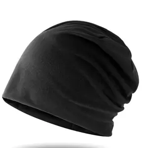 Soft Stretch Satin Bonnet Fashion Gefütterte Schlaf mütze Hut Bambus Kopf bedeckung Frizzy Natural Hair Nurse Cap für Frauen und Männer
