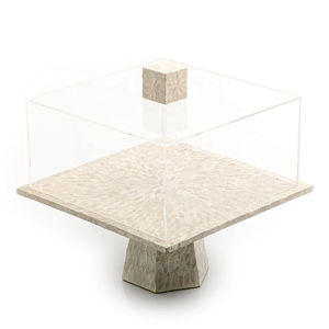 ที่ตั้งอาหารหอยมุกทำด้วยมือสุดหรูพร้อมฝาอะคริลิคสำหรับวันหยุดเทศกาลอีสต์อาหรับจากเวียดนาม - Product Image 6