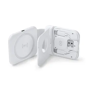 Base di Ricarica Wireless 3-in-1 Cireo, Gadget USB Promozionali Personalizzati - Product Image 4