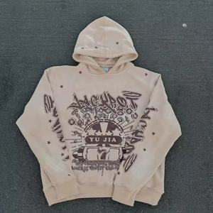 Conjunto Deportivo Personalizado para Hombre, Talla Grande, con Lavado Ácido, Estampado, Ligero, de Secado Rápido, Sudadera con Capucha y Pantalones Acampanados, Unisex - Product Image 2