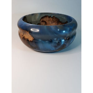 Bol à mélanger en bois et résine Vaisselle ronde faite à la main de qualité supérieure Bol de service alimentaire au prix le plus bas - Product Image 5