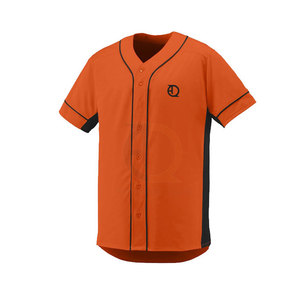 Jersey de béisbol con botones del fabricante pakistaní, ropa deportiva de color sólido - Product Image 6