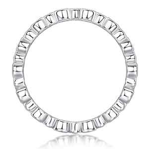 Bague de luxe à 3 couches à bulles certifiée GIA IGI en laboratoire pour femmes, mariage, Jewelry-DS0038 en gros - Product Image 4