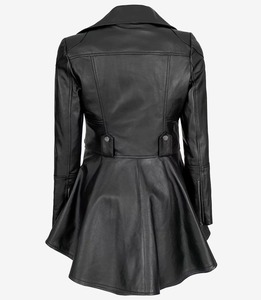 2025 New Design Winter Fashionable Stylish Finished Breathable 3 Pockets 1 Flared Peplum Waist Design <b>Canvas</b> Racer Women's - Product Image 6