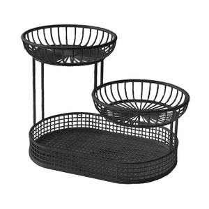 Panier en fil métallique doré Corbeille à fruits et à pain décorative pour la cuisine, la table à manger et l'organisation de la maison Élégante et résistante à la rouille - Product Image 4