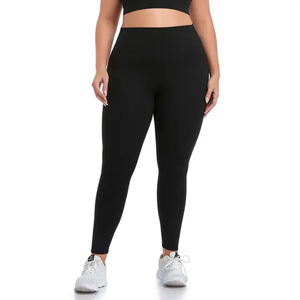 Nueva ropa activa de talla grande para mujer, mallas de Yoga de cintura alta elástica, pantalones para gimnasio, ropa deportiva, mallas sin costuras, pantalones ajustados para mujer - Product Image 1