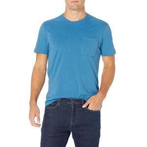 เสื้อผ้าผู้ชายแขนสั้นผ้าฝ้าย100% สีพื้นพิมพ์ลายออกแบบได้ตามที่ต้องการ - Product Image 5