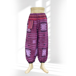 กางเกงลายโบโฮผ้าฝ้าย - Product Image 3