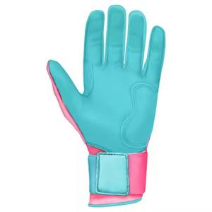 Guantes de béisbol de cuero personalizados unisex, guantes de bateo transpirables de fábrica con guantes de bateo antideslizantes unisex - Product Image 3