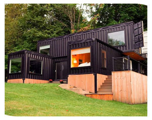 M X 2.1M Pack plat conteneur modulaire construction rapide conception de ferme respirant gain de place pour le stockage de la maison bureau temporaire - Product Image 1