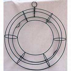 Haga su propia corona Anillo de alambre plano Marco de metal Ligero Art Deco Artesanía de Navidad Decoración para el hogar Exhibición de puerta floral - Product Image 4