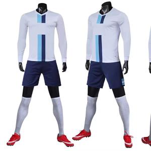 Ensembles de maillots de football unisexe Maillot et short de football français Meilleur kit de vêtements de sport pour équipe complète Haute qualité personnalisée - Product Image 6