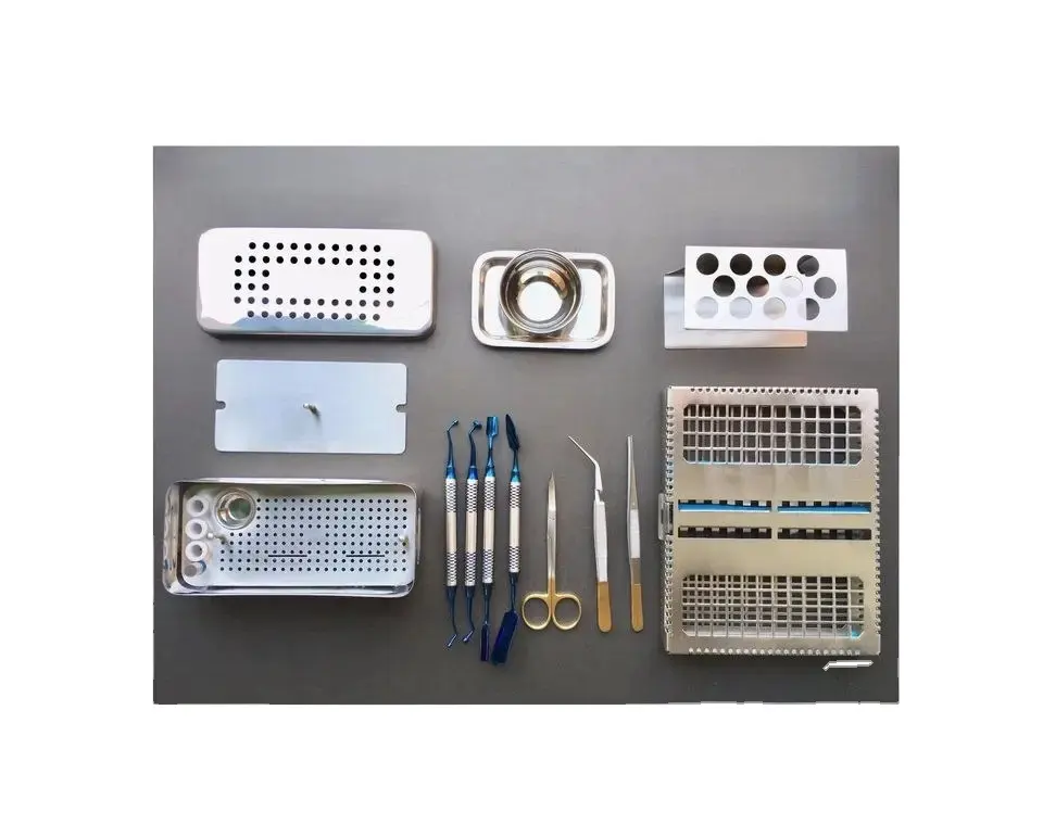 مجموعة أدوات زرع الأسنان عالية الجودة PRF BOX GRF مجموعة أدوات الجراحة المصنوعة من الفولاذ المقاوم للصدأ