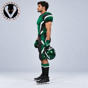 Uniforme de football américain moderne conçu avec un tissu sportif léger et une construction flexible pour l'entraînement et la compétition - Product Image 2