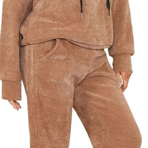 Conjunto Deportivo Vintage para Mujer, Sudadera con Capucha y Pantalones Jogger Lavados al Ácido, Algodón Grueso, Ropa Urbana de Moda, Logotipo Personalizado, Venta al Por Mayor - Product Image 3