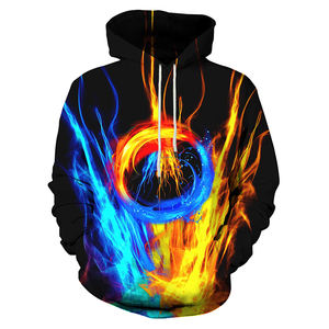 Sweats à capuche surdimensionnés à manches longues respirants pour hommes et femmes au design personnalisé pour l'hiver Sweats à capuche à sublimation - Product Image 4