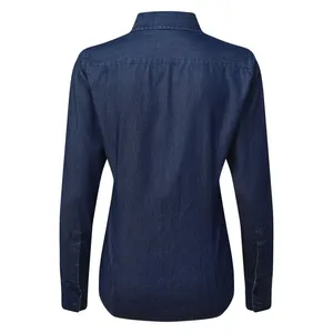 Polo de Mezclilla para Mujer, Estilo Pindot, para Merchandising Corporativo y Fines Promocionales - Product Image 3