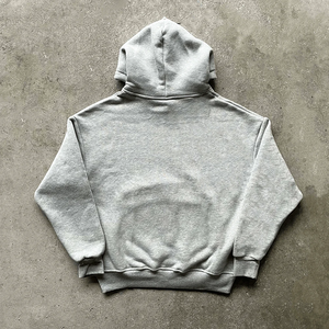 Sudadera con capucha de gran tamaño de algodón pesado personalizada hombro caído grueso 450GSM Boxy Fleece French Terry bordado bolsillo sudaderas con capucha - Product Image 2