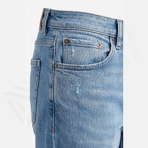 Jeans en denim 2025 pour hommes, pantalon slim, jeans skinny pour hommes, pantalon pour homme, vente en gros d'usine, respirant, droit, service OEM - Product Image 5