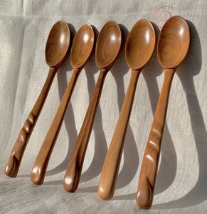 Juego de Cubiertos Desechables de Madera Sostenible de Primera Calidad con Acabado Mate para una Presentación Elegante de la Mesa - Product Image 5