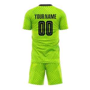 Uniforme de Fútbol Transpirable de Poliéster 100%, Color Sólido, Estilo Nuevo, Precio Competitivo, Nombre del Equipo Personalizado, Servicio OEM, Razonable - Product Image 4