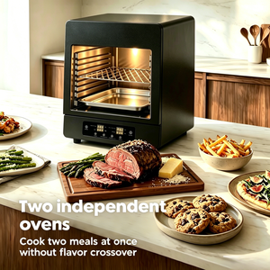 Horno Tostador <span class=keywords><strong>El</strong></span>éctrico para <span class=keywords><strong>el</strong></span> Hogar con Convección Natural, Acero Inoxidable, Modos de Cocción Versátiles, Pantalla Digital Táctil - Product Image 6