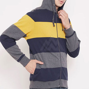 Haute Qualité Hommes Zipper Hoodies Coton Polyester Zipper Hoodies Bas quantité minimale de commande Top Mode Zipper Hoodies - Product Image 2