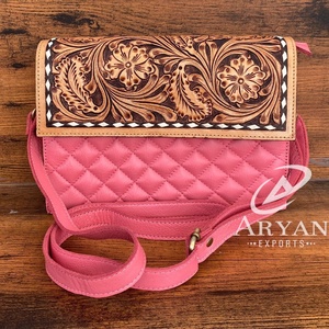 Custom Luxury Brand Designer Hand Tooled <b>Quilted</b> Leather Crossbody Bags Luxury Diamond Lattice Cow Leather Clutch Women <b>Handbags</b> - Product Image 1