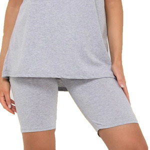Conjunto Casual Corto para Mujer de la Mejor Calidad a Precio Óptimo, Diseño Sublimado de Alta Tendencia, Tela de Lana, Sólido, Antiolores, 2 Piezas - Product Image 6