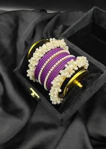 Churi Bangles Sets <b>for</b> Girls Elegant Style Indian Handcrafted Silver Plated <b>Copper</b> Alloy Geometric Design Jewelry <b>Women's</b> - Product Image 3